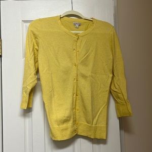 Merona cardigan yellow 3/4 sleeves S $10